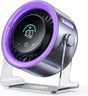 LIMITED TIME color way USB Desk Fan, Rechargeable & Wall-Mountable, Digital display
